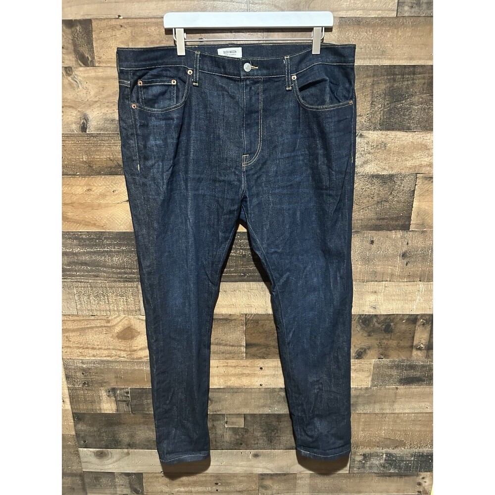 Buck Mason Mens Jeans Slim Fit 40 Dark Blue Jeans